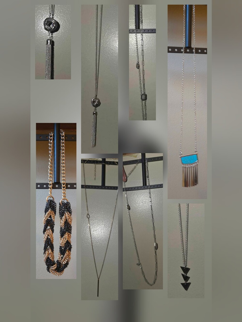 7 Fashion Necklaces | Silver Tone, Gold Tone, Tassel, Layered, Geometric Jewelry